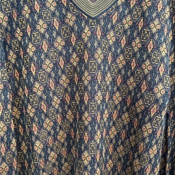 Vintage Bobby Jones Size XLarge Diamond Pattern Grandpa Sweater - Picture 5 of 13